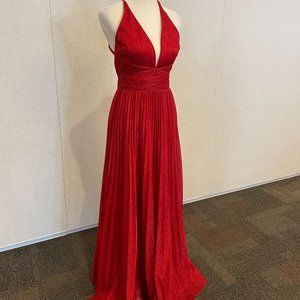 EVENING DRESS/PROM DRESS - FORMAL MAXI DRESS - RED - MULTIPLE SIZES